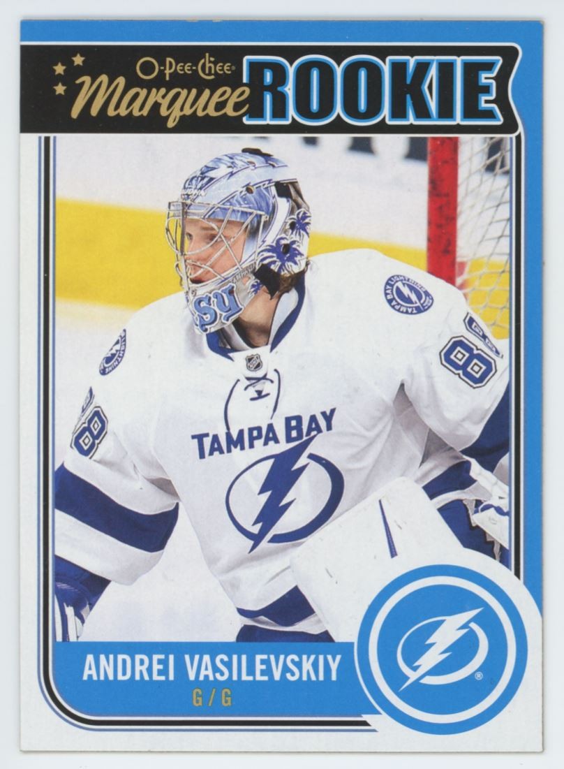 2014-15 Upper Deck O-Pee-Chee Update Andrei Vasilevskiy Rookie Tampa Bay