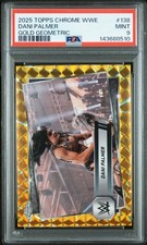2025 TOPPS CHROME WWE GOLD GEOMETRIC #138 DANI PALMER 28/50 PSA 9