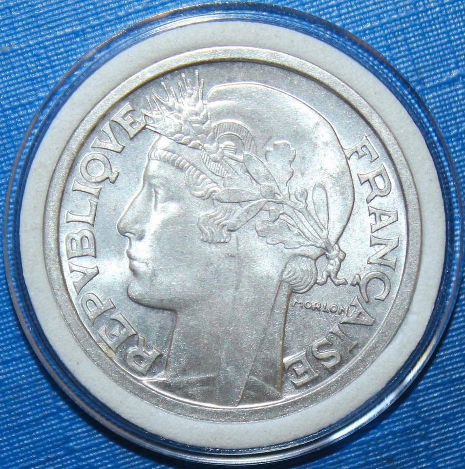 2 Francs Morlon Aluminium - 1950 B (SPL/FDC) - Photo 2/4