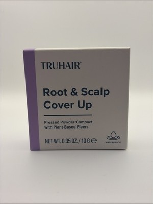 TRUHAIR Root Cover & Scalp Cover Up Color Fibers Pressed Powder BLONDE 10g