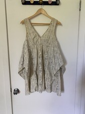 Thakoon Avant-Garde Origami Layered Dress Off-White Pattern Sample Sale Vintage