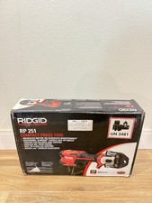 RIDGID RP251 PRESSTOOL KIT (1/2"-1") & MEGAPRESS JAWS (1/2"-3/4) RINGS NEW-78228