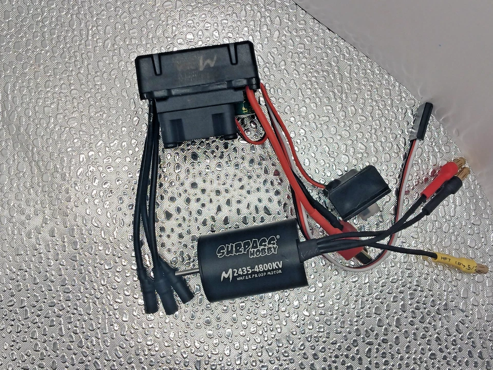 Motor sem escovas SURPASS HOBBY 2435-4800KV + 25A sem escova ESC para carro 1/16 1/14 - Imagem 2 de 4