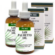Pure Saw Palmetto Oil Organic Natural Prostate  Sleep Support 60-90 Day Supply