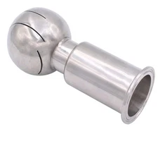 DERNORD Rotary Spray Ball Clamp Type CIP Tank Cleaning Ball 360° Spray Pattern,
