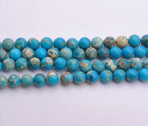 Wholesale Lot Natural Gemstone Round Spacer Loose Beads 4MM 6MM 8MM 10MM 12MM - Picture 57 of 104