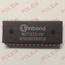 1PCS EEPROM IC WINBOND DIP-28 W27C512-70