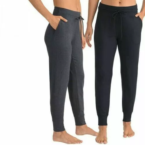 Lole Women's Soft Lounge Pant Joggers (Black & Dark Grey, Size Small ) NWT