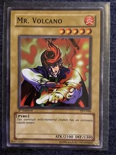 Mr. Volcano PSV-044 Yu-Gi-Oh! Card Light Play 1st Edition