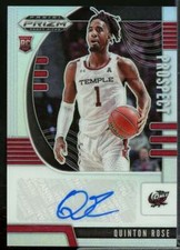 Quinton Rose 2020-21 Panini Prizm Draft Picks Prospect Autographs Silver #39 