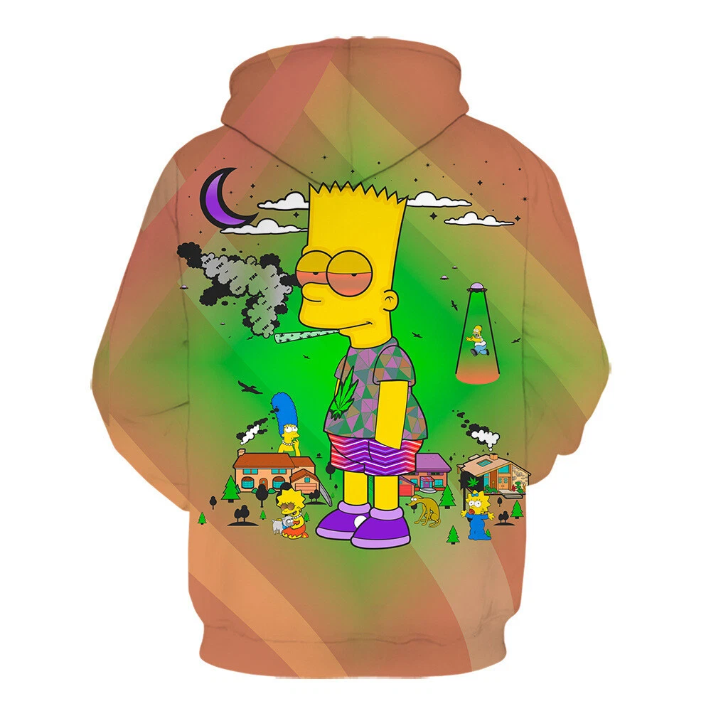Cosplay The Simpsons Maggie Marge 3D Hoodies Homer Bart Sweatshirts Jacket Coats