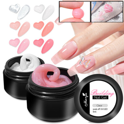 Nail Extend Gel Sculpture Flower Solid Nagellack Antihaft-Handnagelformung     