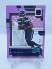 2021 Panini Clearly Donruss Kenneth Walker III Purple /175 Rookie Card Seahawks