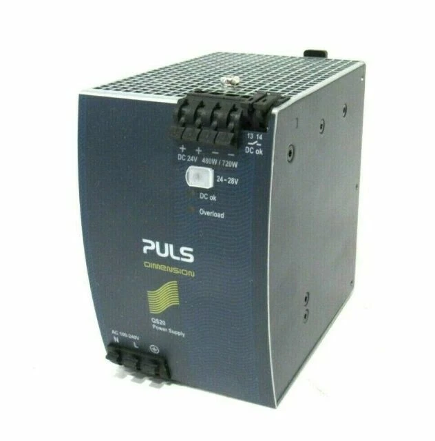 94% de eficiencia 10 un índice de corriente nominal 100 a una de las fuentes de alimentación industrial