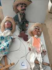 3 Marionnettes Mexicaines H35 Cm