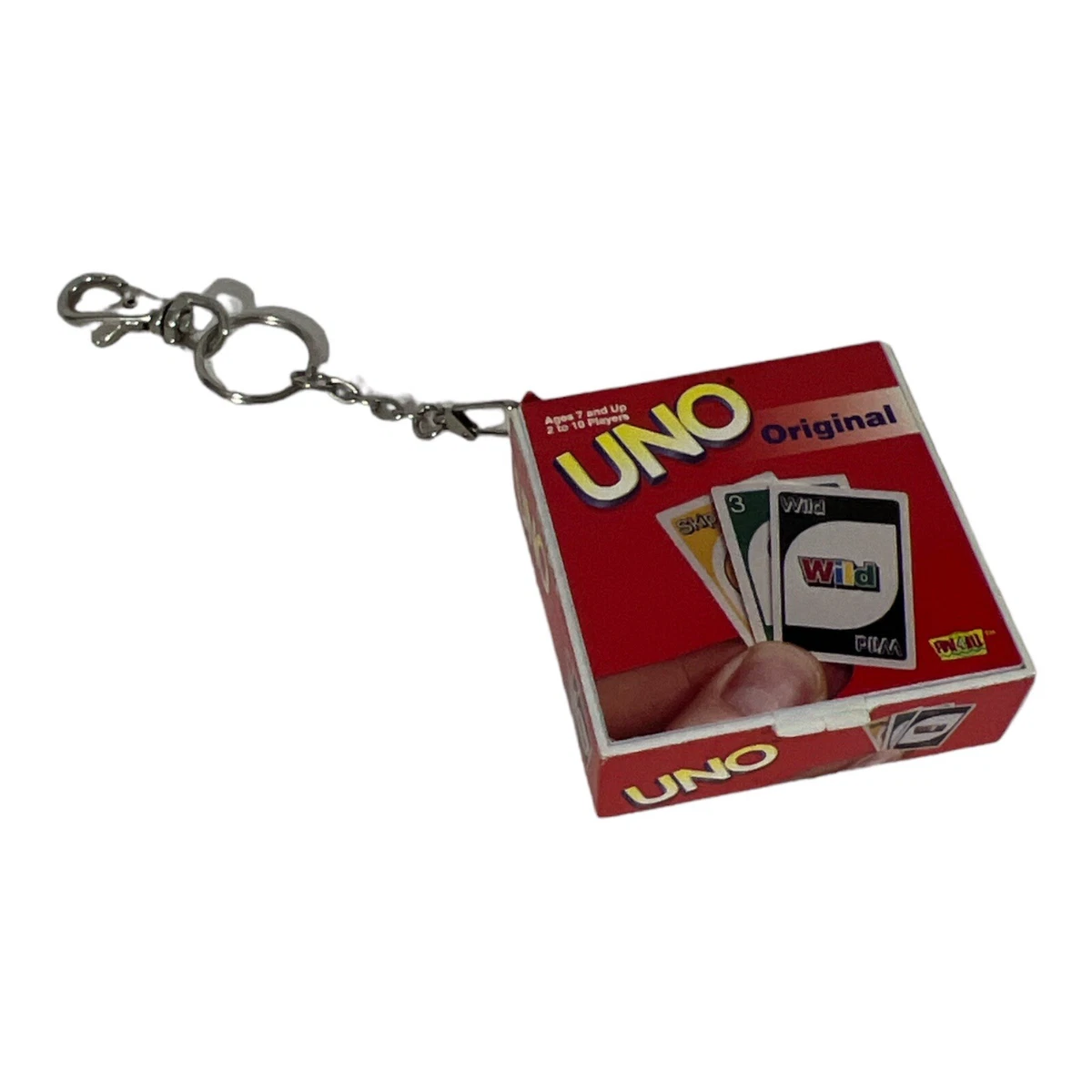 Mini uno cards best sale keychain