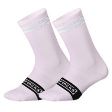 Calcetines reflectantes de ciclismo para bicicleta ciclismo deportes calcetines deportivos XC BMX blancos