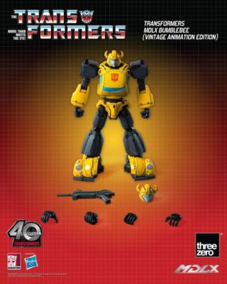 In Stock New Threezero 3Z0693 MDLX Bumblebee Vintage Animation Edition Figure