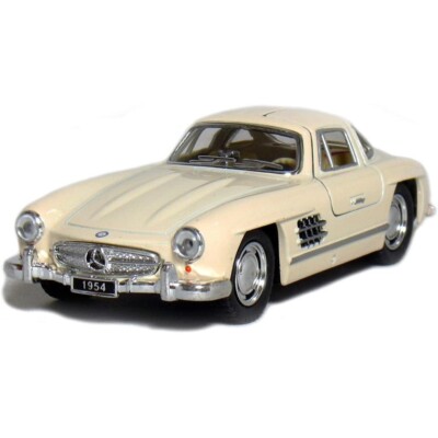 5346 New 5'' Kinsmart 1954 Mercedes Benz 300 SL  Diecast Toy 1:36 SCALE.clr:cream
