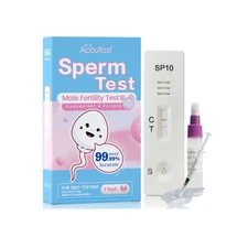 ACCUFAST Sperm Test Kit For Male Pregnancy Preparation  99% Accuracy Sperm Count