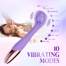 Rechargeable Rabbit Vibrator Sex toys for Women Dildo G-spot Multispeed Massager
