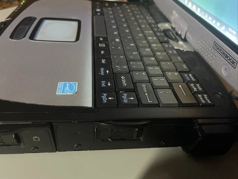 Panasonic Toughbook CF-19 MK8 i5-3610ME 8GB 320GB Laptop WIFI and GPS Touch Rug - Image 4 of 4