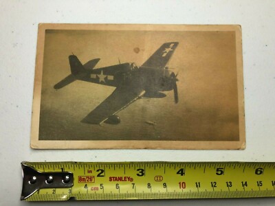  Vintage Aircraft Card Grumman F6F Hellcat #24 Of 40 Card Set
