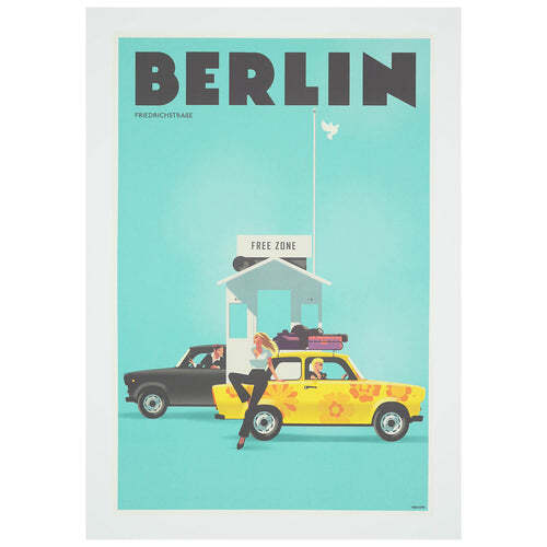Stick No Bills® Stylische Retro Berlin Poster 50x70cm - ein stilvoller Blickfang - Bild 11 von 24