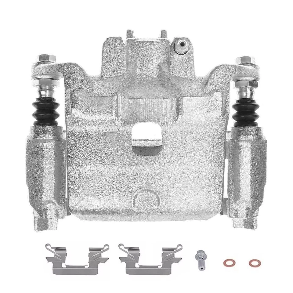 Pinça de freio dianteira esquerda do lado do motorista com conjunto de suporte para Nissan Altima Leaf - Imagem 3 de 4