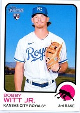 2022 Topps Heritage Mini Rookie #520 Bobby Witt No 32 of 100