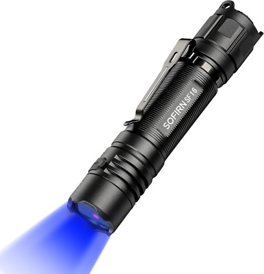 Sofirn 3-Piece Flashlight Bundle: UV, Long Throw, & Rechargeable Headlamp