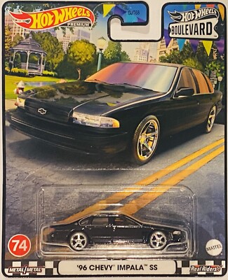 HOT WHEELS BOULEVARD #74 '99 chevy impala SS black 2023 New | eBay