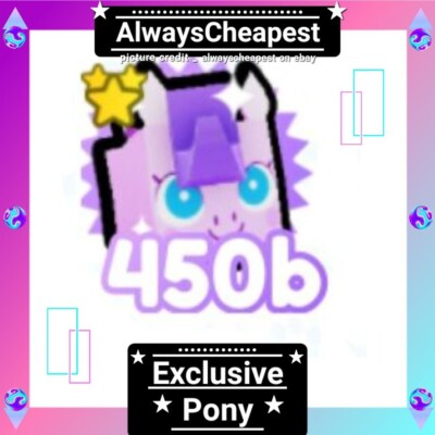  CHEAPEST  - Exclusive Pony - Pet Simulator X - Pet Sim PSX 100% Legit&Safe 