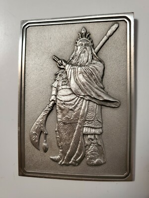 Royal Selangor Pewter Guan Gong Plaque Sculpture Asian God Art Decor Chinese 