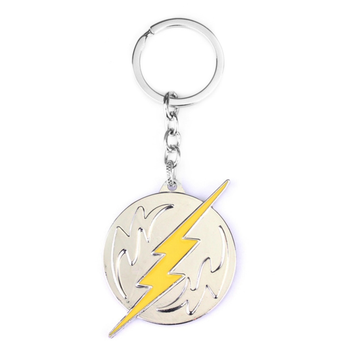 The Flash Logo Charm Alloy Key Chain Keychain Keyring DC Film 
