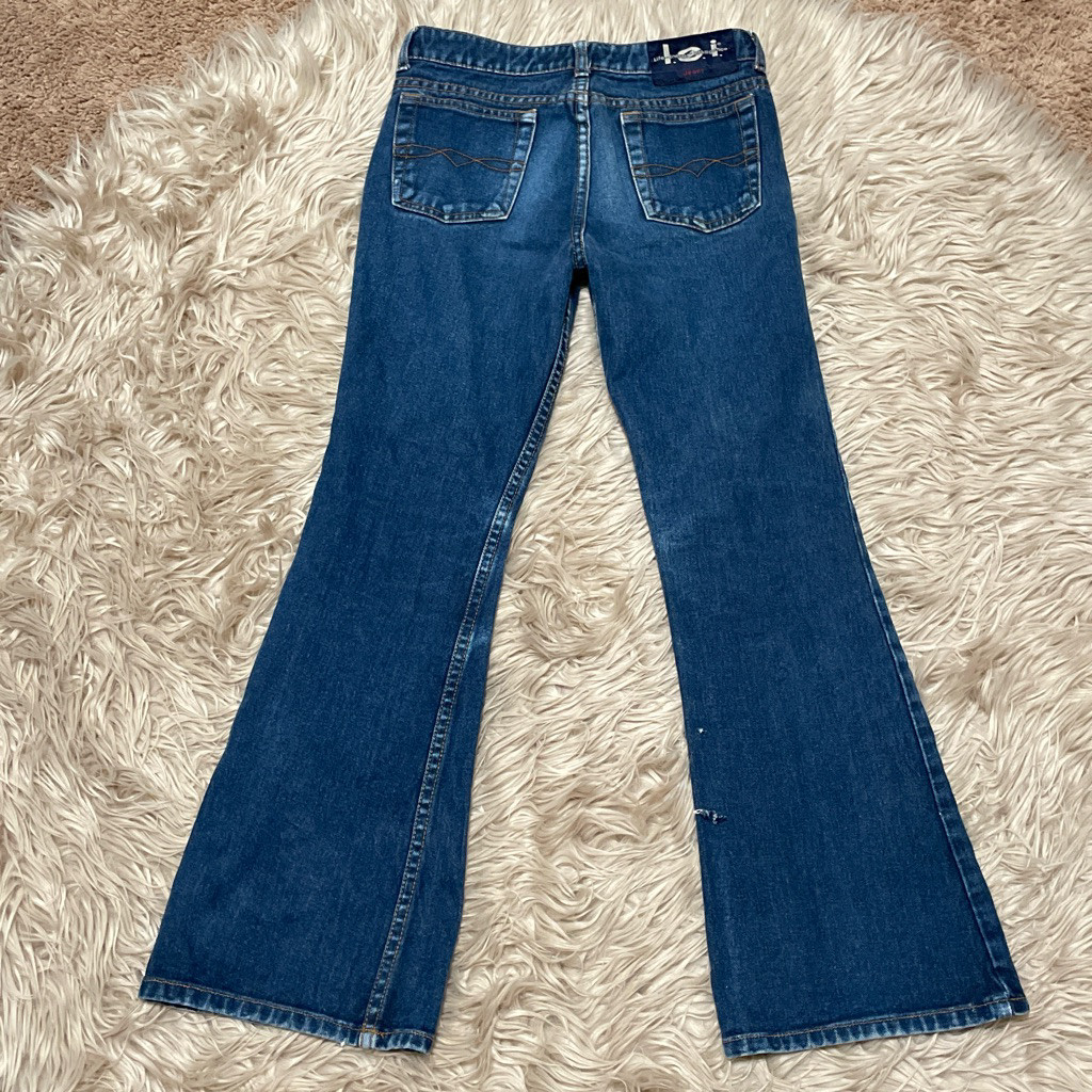 Y2k LEI tween flare jeans Gem