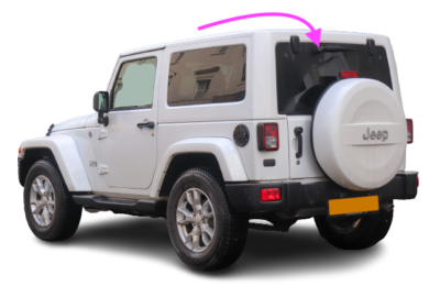 How To Open Jeep Back Window