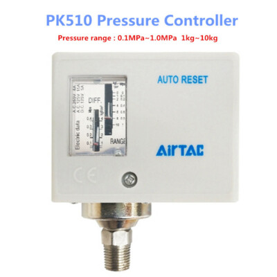 AirTAC PK510 pneumatic mechanical pressure switch 0.1MPa~1.0MPa/1kg~10kg