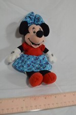 Disney Store Birthstone No Necklace July Minnie Plush Toy 10" T5