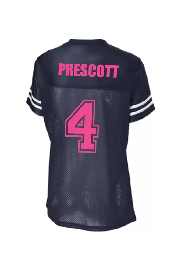 Customizebale Womens special breast cancer Jersey Dak Prescott XS 4XL New