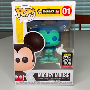 blue and green mickey funko