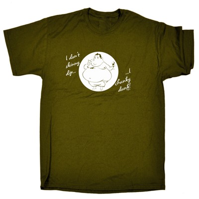 Dont Skinny Dip Chunky Dunk - Herren lustiges Neuheit Geschenk T-Shirt Tshirts