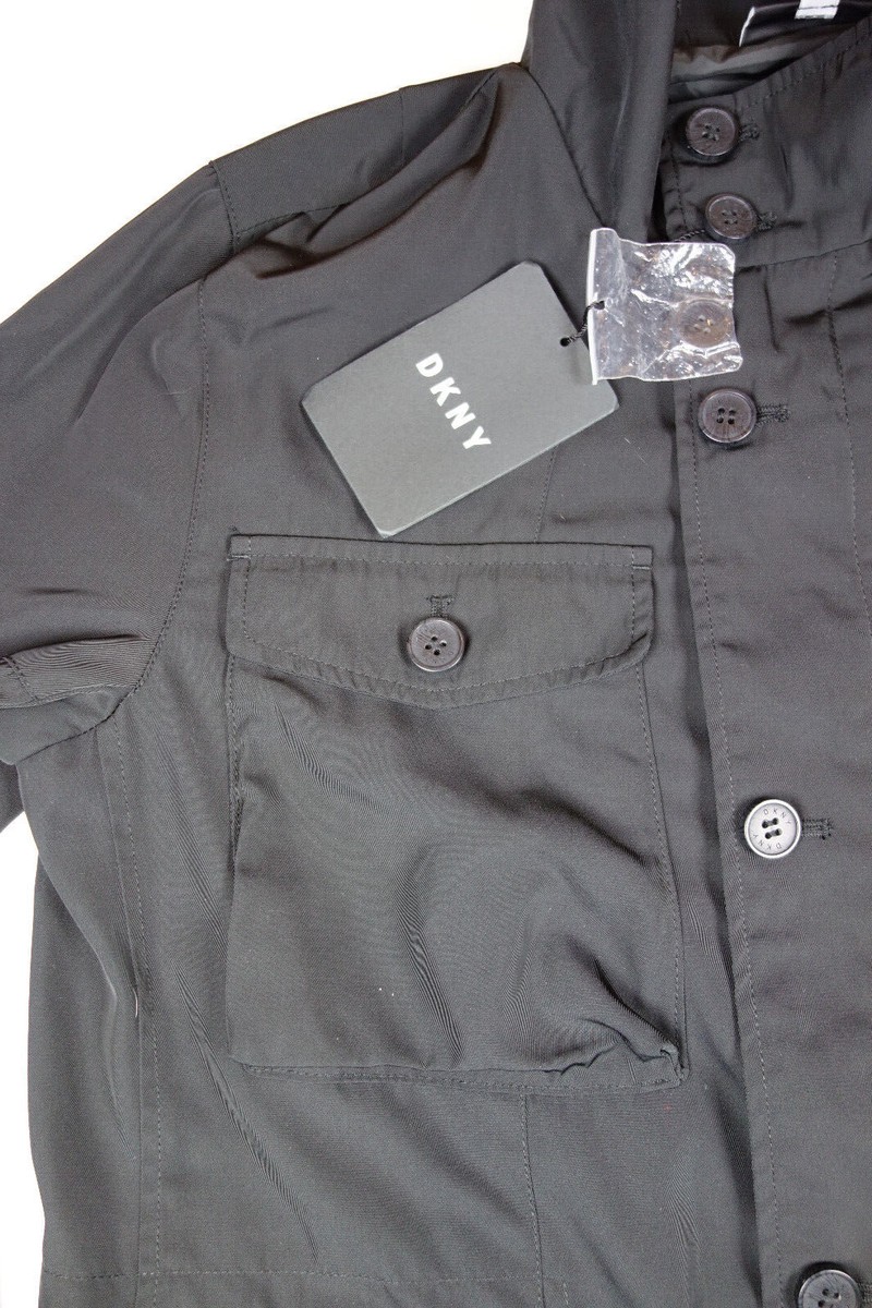 ジャケット・アウター 00s DKNY m-65 field jacket cotton jacket DKNY Men's Black SLIM FIT Water Resistant Fashion Field