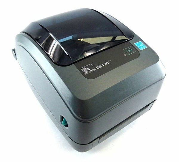Zebra GK420T Thermal Transfer Desktop Printer Black for sale online