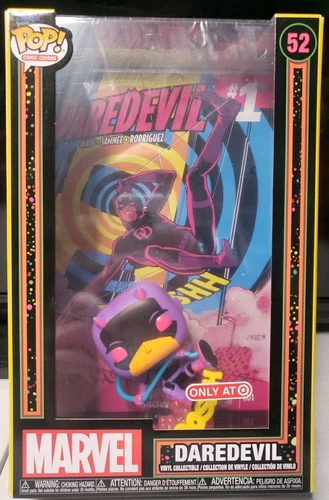 Funko Pop! Collectible Daredevil Figure with Comic Cover   Target Exclusive #52