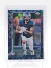 DEVONTA SMITH 2025 TOPPS CHROME LIGHTBOARD LOGO VARIATION REFRACTOR Q5692