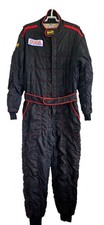 Omp Motorsports Driving Suit - Black Wred Trim - Euro Size 60