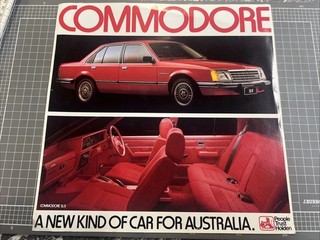 ORIGINAL HOLDEN DEALER ADVERTISEMENT POSTER VB COMMODORE 1979 SLE GMH MUSCLE CAR