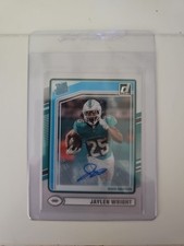 2024 Panini Clearly Donruss - Rated Rookie Jaylen Wright #84 Autographs (AU, RC)