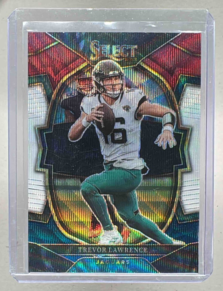 Trevor Lawrence 2022 Panini Select #41 Tri Color Prizm Concourse /249